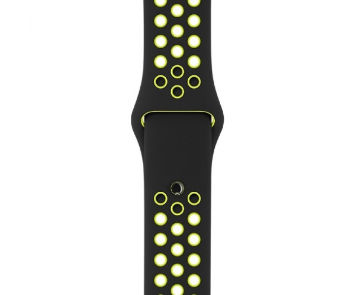 Ремешок Silicone with Black/Volt Nike for Apple Watch 38/42mm